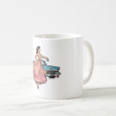 la bailarina y su coche koffiemok (Voorkant rechts)