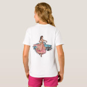 la bailarina y su coche t-shirt (Achterkant volledig)