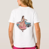 la bailarina y su coche t-shirt (Achterkant)