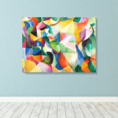 La Bal Bullier | Sonia Delaunay | Canvas Afdruk (Insitu (Houten vloer))