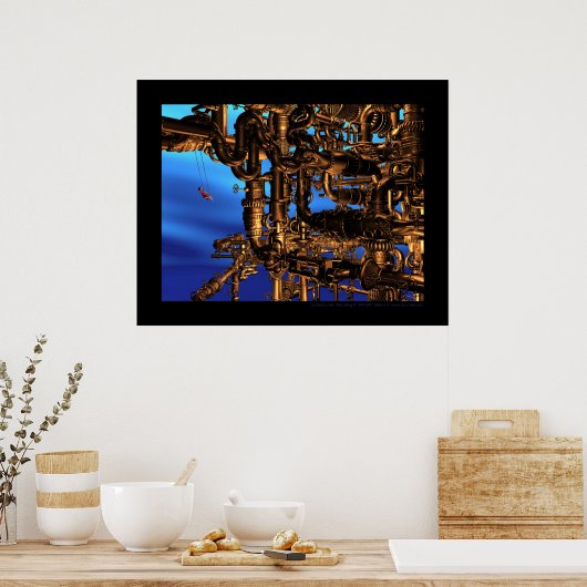 La balançoire - De zwaai Poster (Keuken)