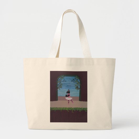 LA BALLERINE GROTE TOTE BAG (Voorkant)