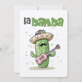 La Bamba Cactus Jam – Een Cinco de Mayo Fiesta Muz Kaart (Voorkant)