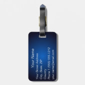 La Bandiera - De Italiaanse vlag Bagagelabel (Achterkant verticaal)