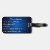 La Bandiera - De Italiaanse vlag Bagagelabel (Achterkant horizontaal)