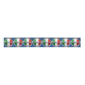 La Bandiera - De Italiaanse vlag Grosgrain Lint (Voorkant)