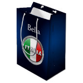 La Bandiera - De Italiaanse vlag Medium Cadeauzakje (Voorkant Gekanteld)