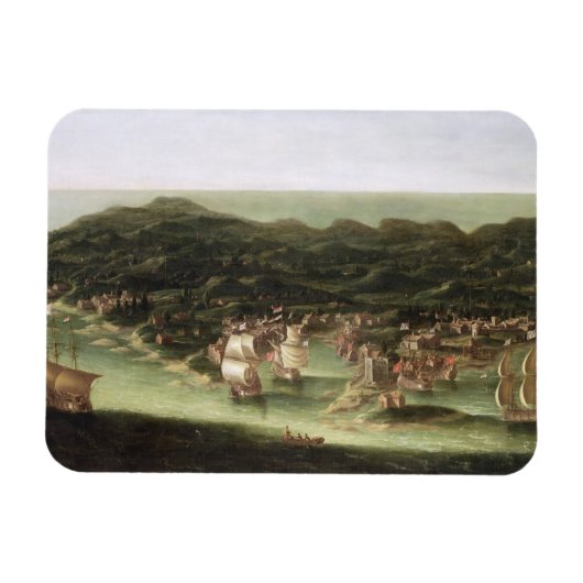 La Barbados, c.1694 (olie op het canvas) Magneet (Horizontaal)