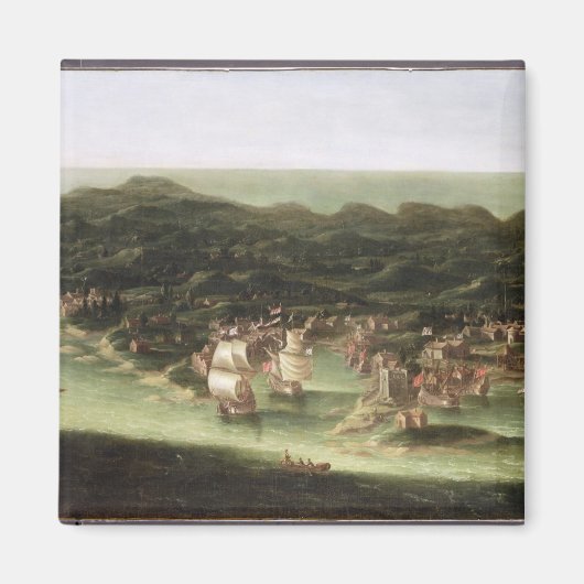 La Barbados, c.1694 (olie op het canvas) Magneet (Voorkant)