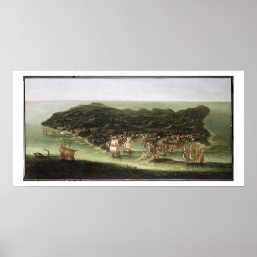 La Barbados, c.1694 (olie op het canvas) Poster (Voorkant)