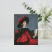La Baronne de Crussol, 1785 Briefkaart (Staand voorkant)