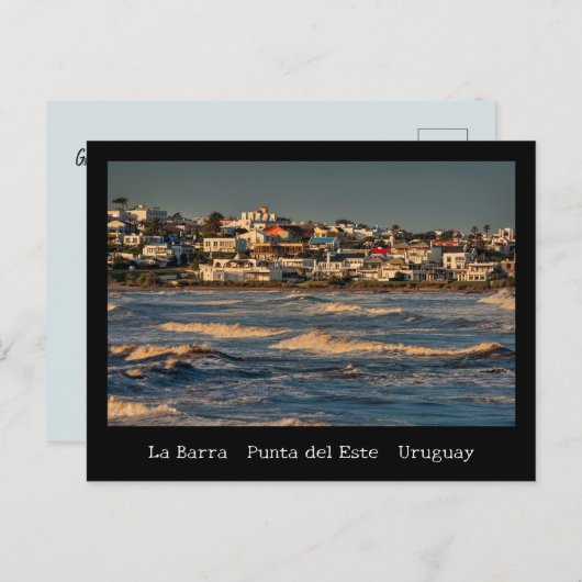La Barra Punta del Este Uruguay Natural Briefkaart (Voorkant / Achterkant)
