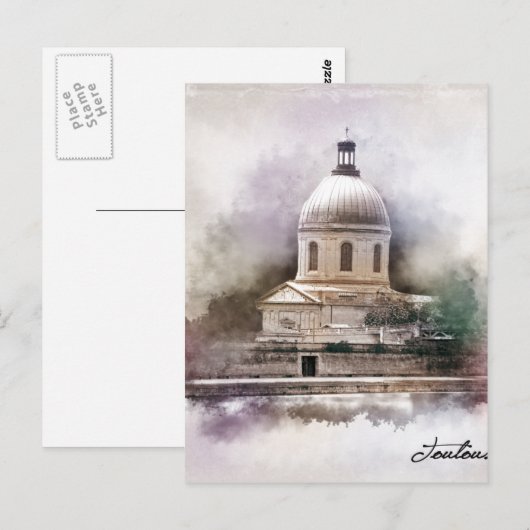 La Basilique Saint-Pierre de Toulouse Briefkaart (Voorkant / Achterkant)