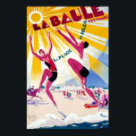 La Baule  French Travel Poster<br><div class="desc">De lieflijk  Franse reisposter adverteren de genoegens van La Baule in Bretagne. Van de Bibliotheek van het Congres.</div>