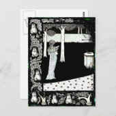 La Beale Isolde Reading in de tuin Briefkaart (Voorkant / Achterkant)