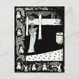 La Beale Isolde Reading in de tuin Briefkaart