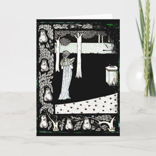 La Beale Isolde Reading in de Tuin Kaart (Voorkant)