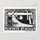 La Beale Isoud op Joyous Gard, illustratie van ' Briefkaart (Voorkant)