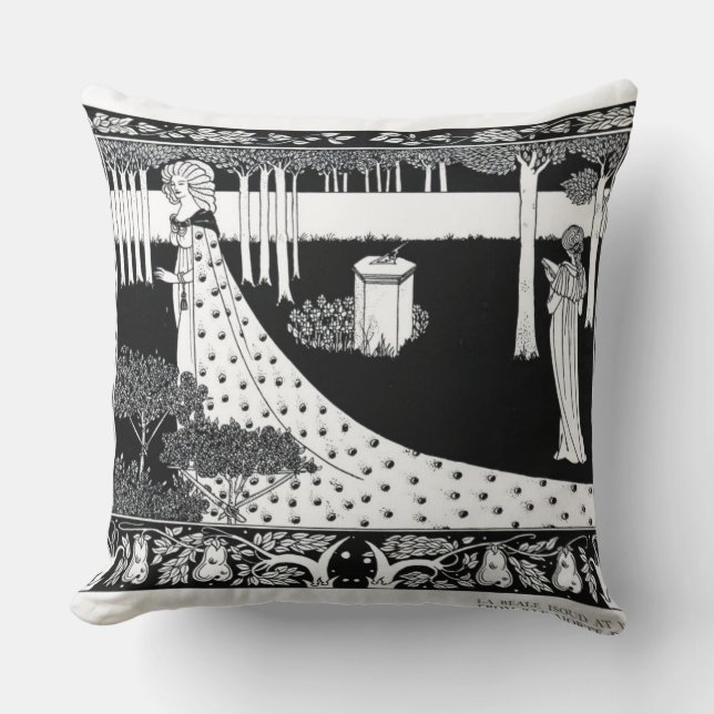 La Beale Isoud op Joyous Gard, illustratie van ' Kussen (Voorkant)