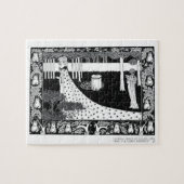 La Beale Isoud op Joyous Gard, illustratie van ' Legpuzzel (Horizontaal)