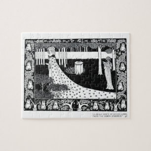 La Beale Isoud op Joyous Gard, illustratie van ' Legpuzzel