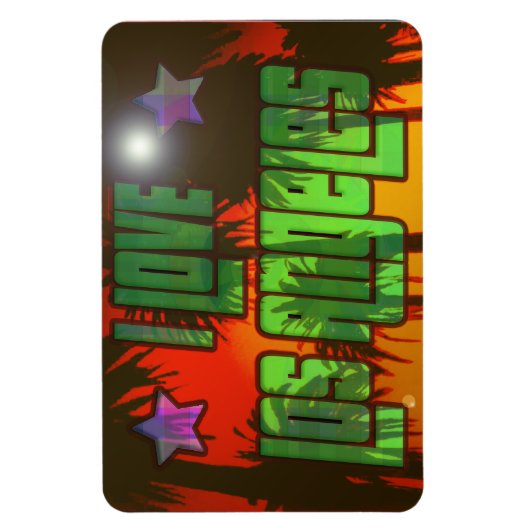 LA Beauful Burn Magnet Magneet (Verticaal)