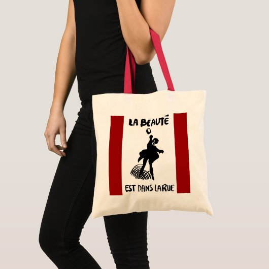 "La Beaute est dans la Rue" Tote Bag (Voorkant (product))