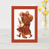 La Befana - Buona Epifania/Verklaring Kaart (Gele Bloem)