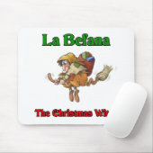 La Befana de Heks van Kerstmis. Muismat (Met muis)