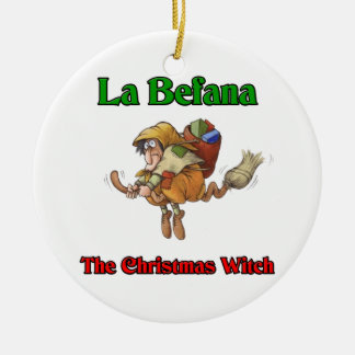 La Befana de kerstheks... Keramisch Ornament