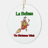 La Befana de kerstheks... Keramisch Ornament (Links)