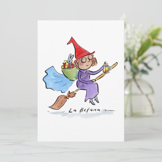 La Befana Kaart (Staand voorkant)