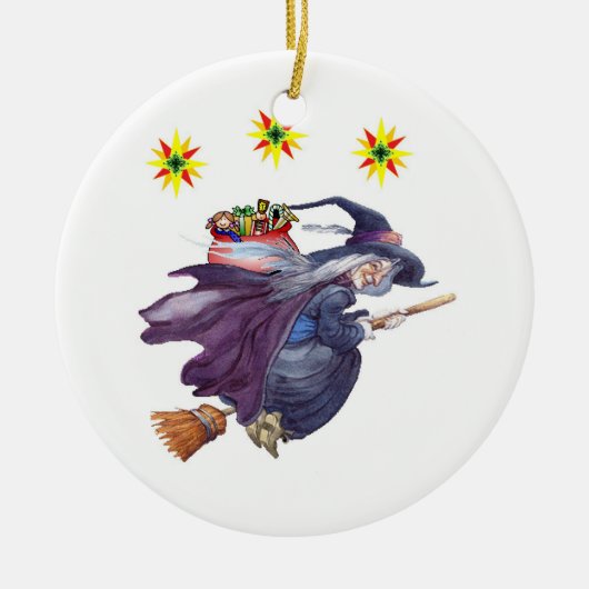 La Befana Keramisch Ornament (Voorkant)