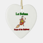 La Befana (kerstheks) Feast of the Epiphany Keramisch Ornament (Rechts)