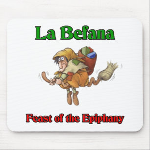 La Befana (kerstheks) Feast of the Epiphany. Muismat