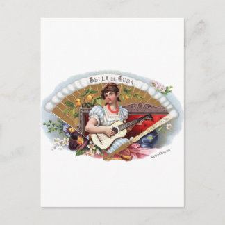 La Bella de Cuba Cubano Briefkaart