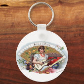 La Bella de Cuba Vintage Cubano Sleutelhanger (Voorkant)