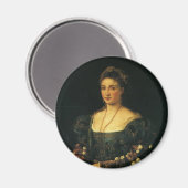La Bella, Duchess of Urbino door Titiaan Magneet (Voorkant / Achterkant)