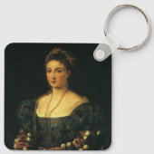 La Bella, Duchess of Urbino door Titiaan Sleutelhanger (Achterkant)