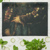 La Bella, Duchess of Urbino door Titiaan Theedoek (Gevouwen)