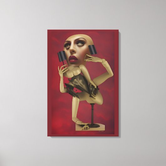 La bella figura canvas afdruk (Voorkant)