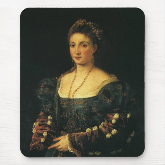 La Bella, Hertogin van Urbino door Titiaan Muismat (Voorkant)