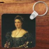 La Bella, Hertogin van Urbino door Titiaan Sleutelhanger (Achterkant)