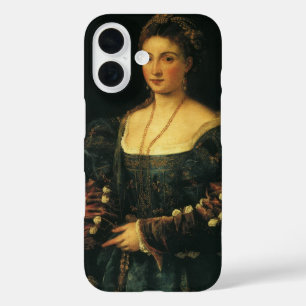 La Bella, Hertogin van Urbino door Titian iPhone 16 Hoesje