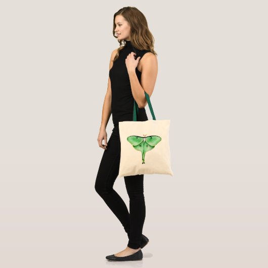 La Bella Luna Moth Canvas tas (Voorkant (model))