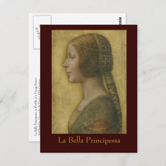 La Bella Principessa Briefkaart (Voorkant / Achterkant)