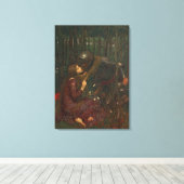 La Belle Dame Sans Merci, 1893 (olie op doek) Canvas Afdruk (Insitu (Houten vloer))