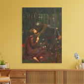 La Belle Dame Sans Merci, 1893 (olie op doek) Canvas Afdruk (Insitu (Woonkamer))