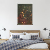 La Belle Dame Sans Merci, 1893 (olie op doek) Canvas Afdruk (Insitu (Slaapkamer))