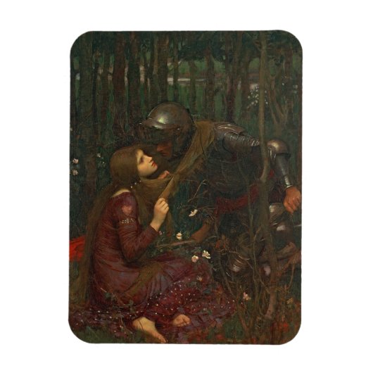 La Belle Dame Sans Merci, 1893 (olie op doek) Magneet (Verticaal)